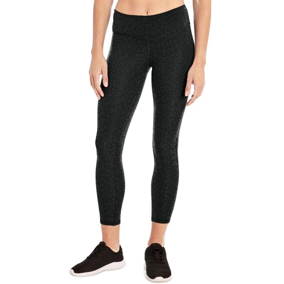 Marika Black Patterned Women's Leggings - Picture 1 of 6